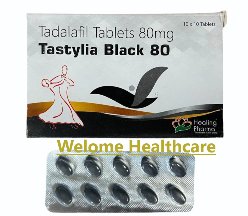 Tastylia 80mg Black Tablet