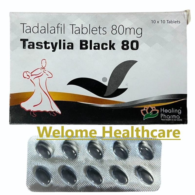 Tastylia 80mg Black Tablet