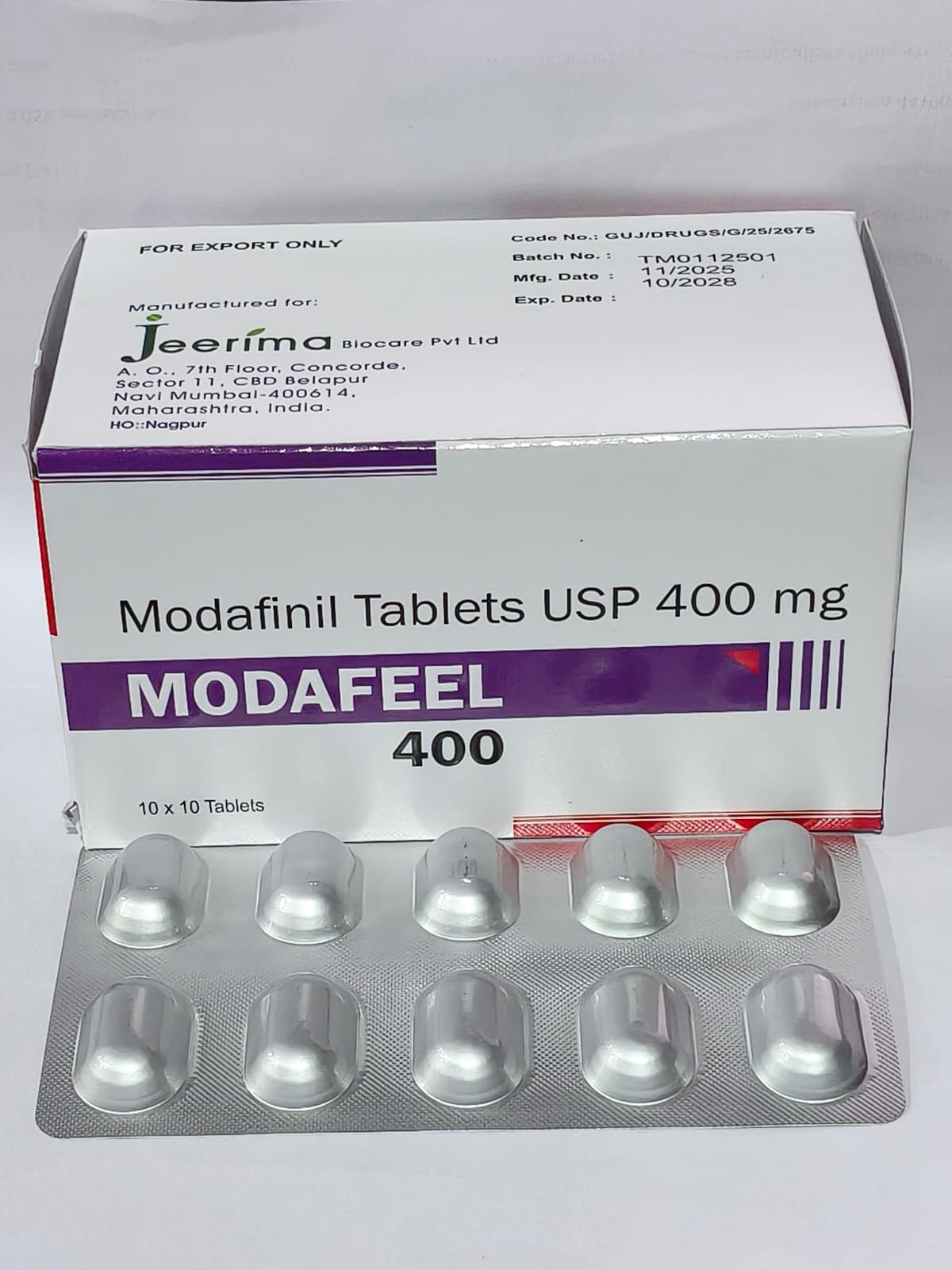 MODAFEEL 400mg TABLET