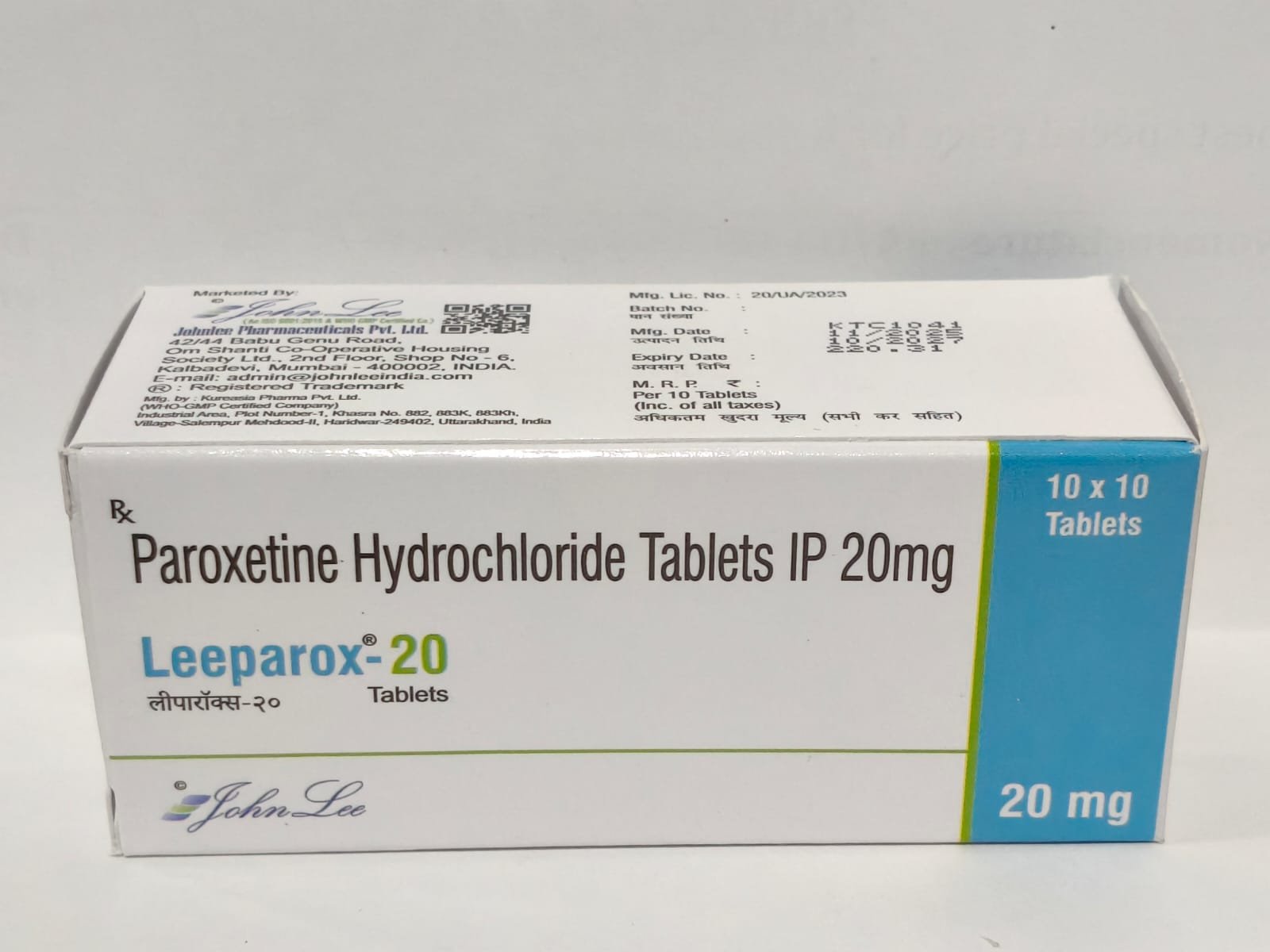 LEEPAROX 20mg TABLET