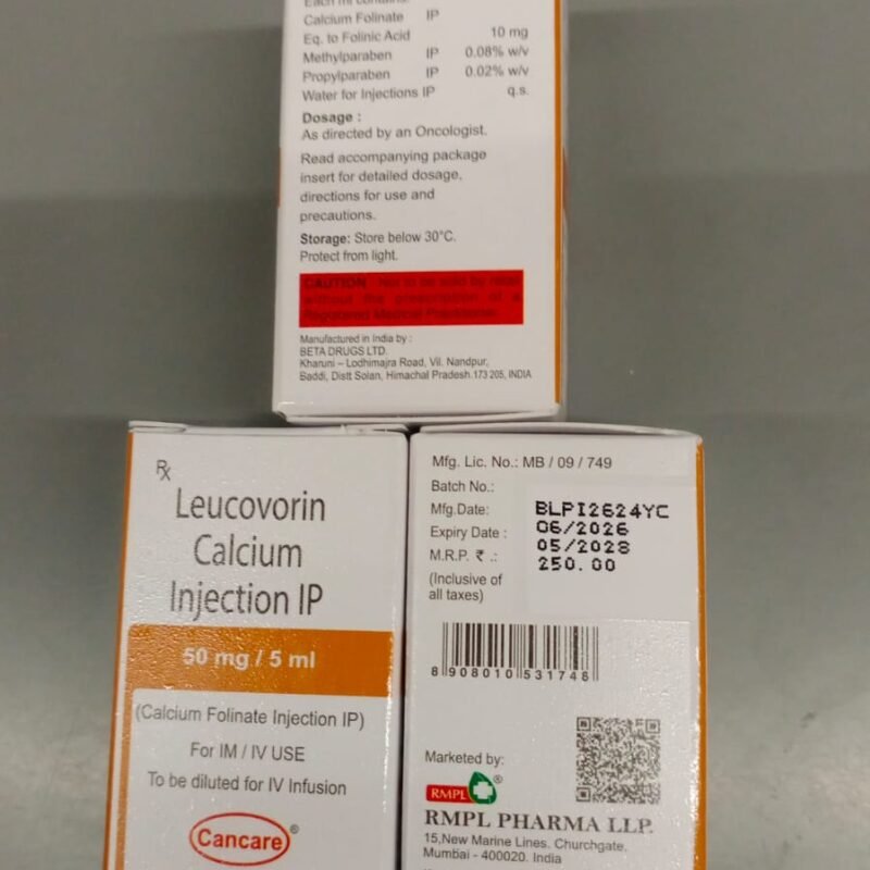 LEUCOVORIN CALCIUM 50mg INJECTION