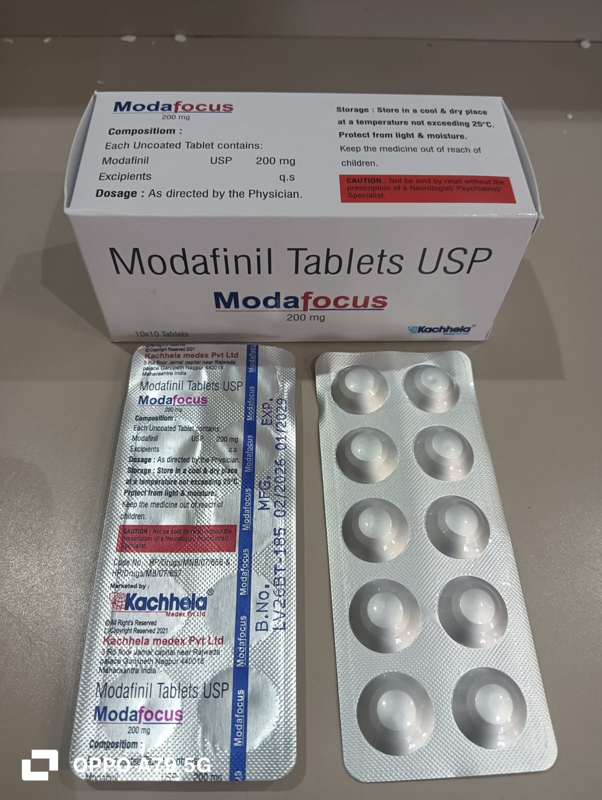 MODAFOCUS 200mg TABLET