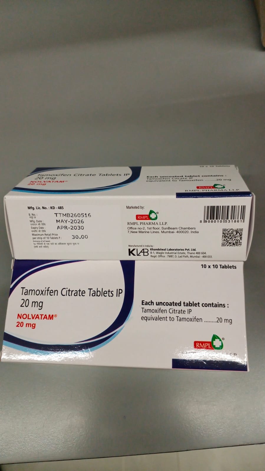 NOLVATAM 20mg TABLET