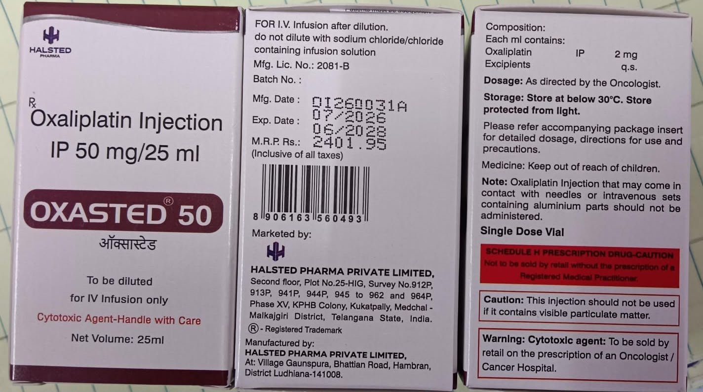 OXASTED 50mg INJECTION